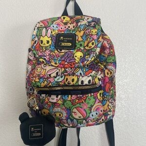 Tokidoki x LeSportsac Multicolor Character Print A24A Backpack